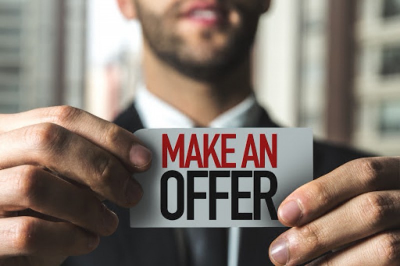 You choose the job and make an offer-image